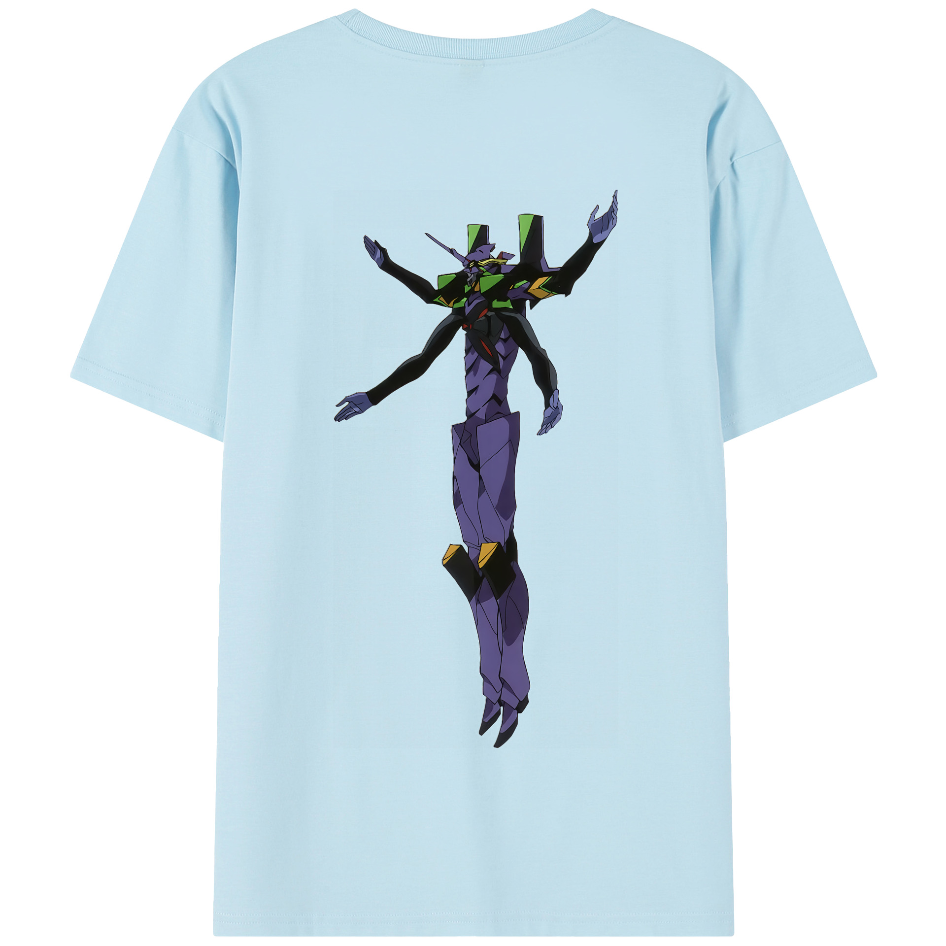 （画像用） EVA 新世紀エヴァンゲリオン 綿100％半袖Tシャツ（背面プリント）